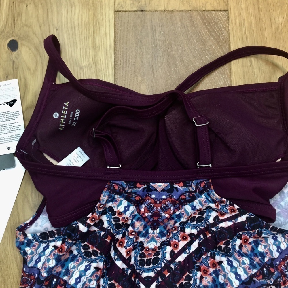 Athleta Marrakesh Side Scrunch Tankini Swim Top - Picture 10 of 11